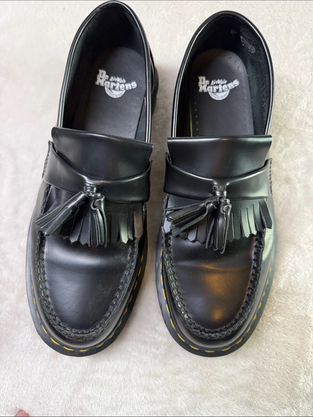 ⭐️Dr. Martens Adrian Bex Smooth Leather Tassel Loafers Black Size US Men 11 NWOB